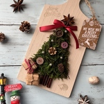クリスマスカッティングボード🎄　(白)
