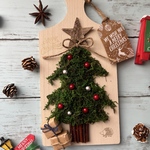 クリスマスカッティングボード🎄　(白)
