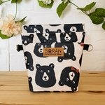 消臭✳︎防水マナーポーチ★クマさん柄白