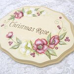 ご予約品❤クリスマスローズのドアプレート（Ｌサイズ）