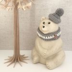 しろくま貯金箱　しろくまさんのクリスマス　グレースヌード