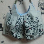 ☆グラニーバッグ☆グレー系☆ハンドメイド