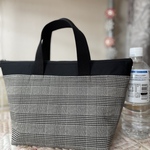 ランチバッグ30cmファスナー  グレンチェック