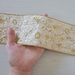 🛍SALE🛍〖50cm〗インド刺繍リボン  <商品No.440 きなり>