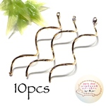 (10個)ロングらせんスティック(ゴールド)
