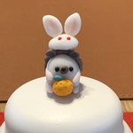 干支うさぎなりきりハリちゃん