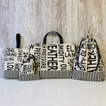 入園入学＊＊アルファベットとストライプの4点セット＊男の子＊ナチュラル