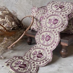 [実物のお色味と違う場合があります] インド刺繍リボン　花　インド刺繍　スパンコール　刺繍リボン　リボン　りぼん　※10月8日よりゆうパケットにて発送