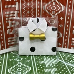 幸せを呼ぶリボン型箸置き(黄(金))