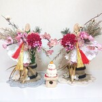 門松一対飾り＊set価格 《20cm本竹門松×2使用》