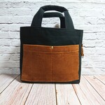 【再お値下げ】帆布Ⅹコーデュロイのトートバッグ