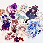 魔法どうぶつ団｜フレークシール967【16枚入り・紙素材】