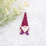 【11/20(日)19:00〜販売予定】トムテの刺繍ブローチ
