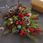 X'masからお正月まで～Natural好きさんの為のスワッグブーケ