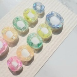 ぷっくりキラキラ⭐︎カラフルネイルチップ