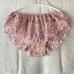 ふんどしパンツ 単品　立体裁縫　リラックスショーツ　ふんどしショーツ　赤×ピンク