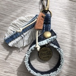 　デニムチャーム　ハンドメイド　オリジナル