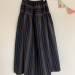 ＊navy stripes♪コーデュロイマキシティアードスカート＊