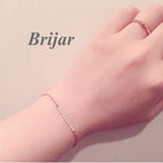 ピンクゴールド小粒パールbracelet
