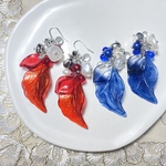 💙ボリュームリーフピアス