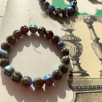 【1連20コセット】JIRI＊IVANA#czech beads#チェコビーズ　melon round8㍉ khaki AB