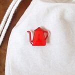 喫茶店ブローチ・コーヒーケトル