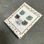 sale天然石猫ちゃんピアス