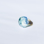 glass jewel ring にじ　#3