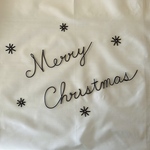 ワイヤーレタリング　ワイヤーアート　Merry Christmas