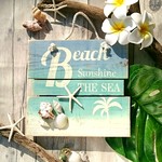 BEACH→サインボード☆プレート スターフィッシュ☆