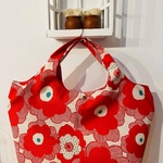 少しお値引き　大きめエコバッグ　サブバッグ　北欧　収納袋付き