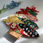 パッチワークのクリスマスツリー　オーナメント