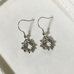 🎄クリスマス🎁Xmasシルバーリースピアス