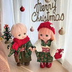 amechan122さま専用：メルちゃんのクリスマスコーデ着物セット＊ペアルック♪