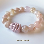 🆕再販4‼︎♡1点限定‼︎ベビーガネーシャ入り♡桜瑪瑙ブレスレット✴︎