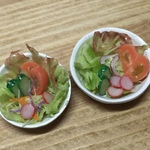 野菜サラダ　ミニチュア