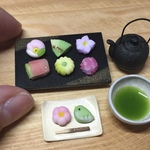 和菓子盛り合わせ  鉄瓶 お茶セットB