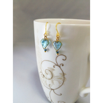 送料無料☆水色かすみ草ピアス