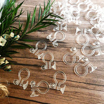 特価★New！30個アクリル　ノンホールピアス　金具