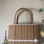 春・夏！A4サイズショルダーカゴバッグ♪