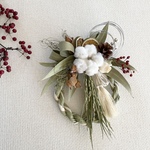  新作＊New year wreath 2023(マーブル　コットンフラワー)