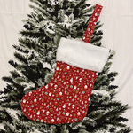 【保育】クリスマスブーツ【赤】