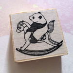 【OUTLET】パンダ木馬（樹脂印）