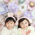 ❤︎ pink  fluff  fluff headband  ❤︎ うさみみ