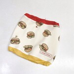 犬用スヌード＊Mサイズ　ハンバーガーワッフルスヌード