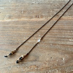 眼鏡チェーン ボールチェーン黒