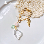 ハートと薔薇の天使＊バッグチャーム