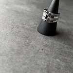 Re ▽ Silver ring R112