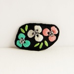 ３color flowers パッチンピン