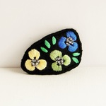 ３color flowers パッチンピン